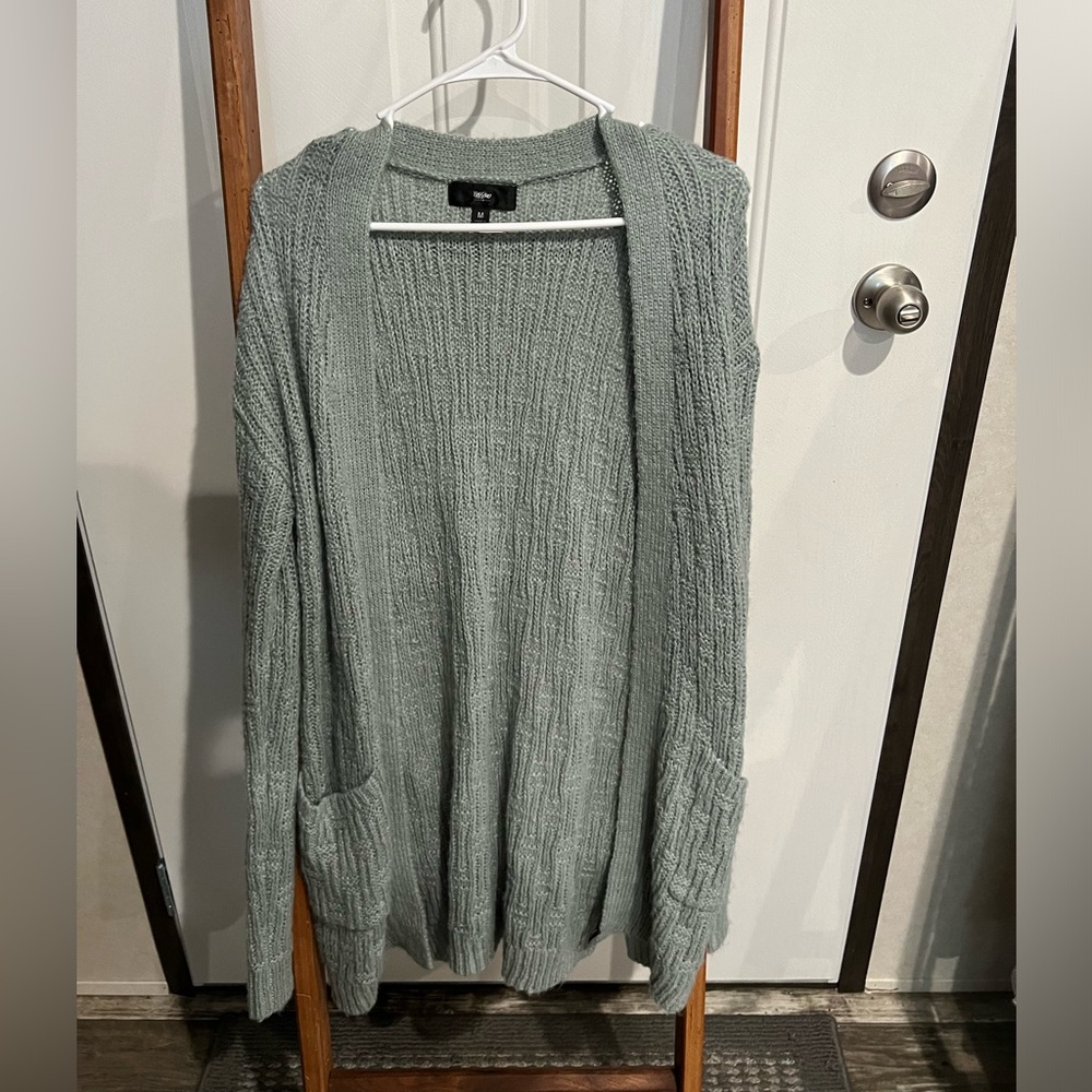 Open front sweater